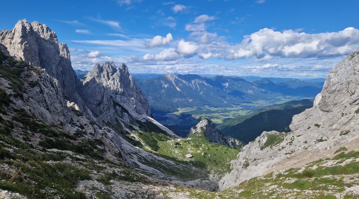 Blick vom Gartnerkofel auf den Startabschnitt